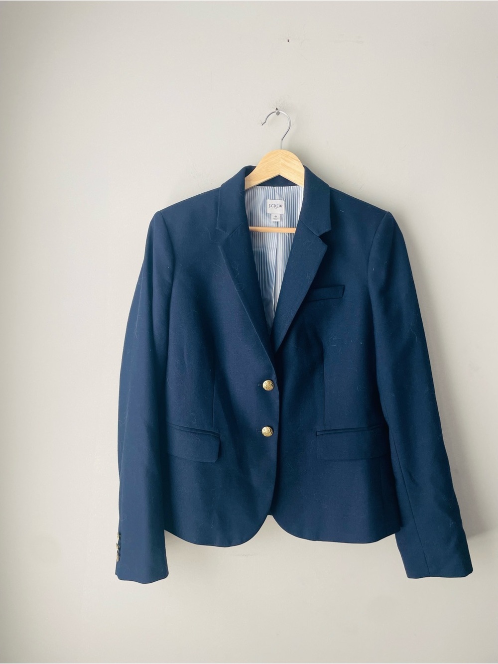 J. Crew Classic Navy Schoolboy Blazer